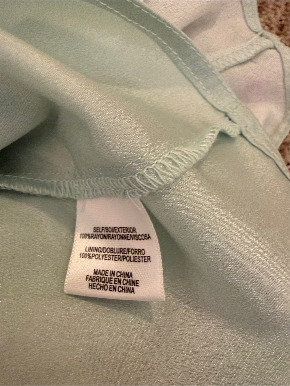 Wayf Mint Green Tiered Floral Dress - Picture 3 of 5
